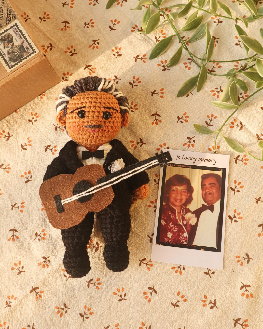 Rustic® - Personalized Crochet Doll with Photo Card