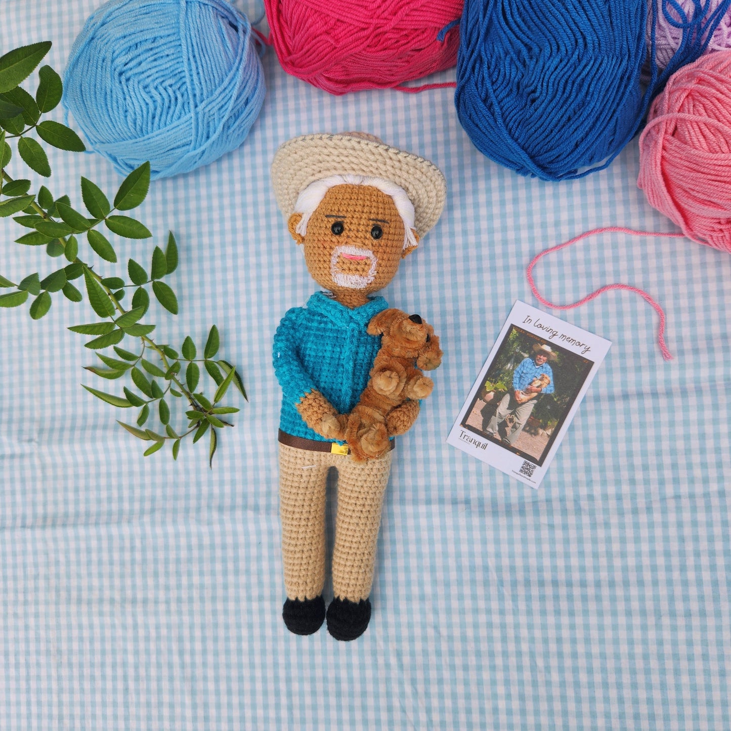 Rustic® - Personalized Crochet Doll (Bigger sizes)