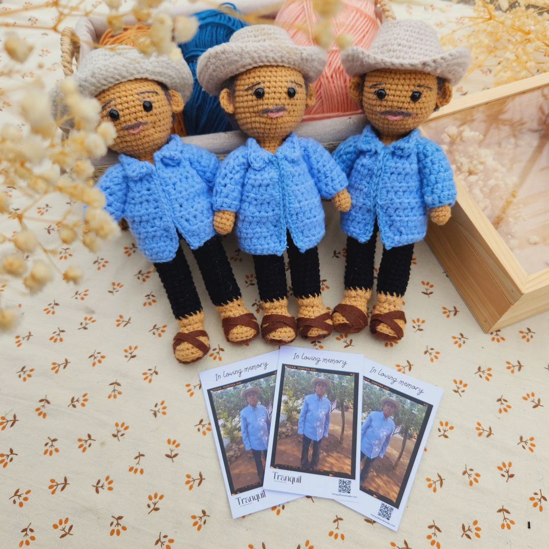 Rustic® - Personalized Crochet Doll (Bigger sizes)